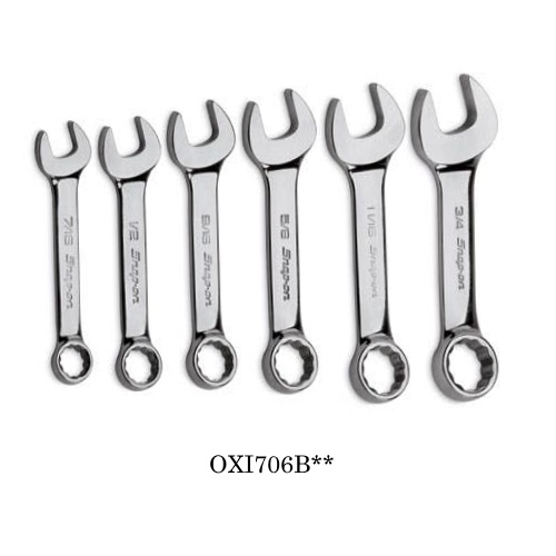 Snapon-Wrenches-Midget Combination Wrench Set, Inches